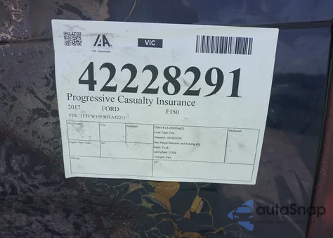 2017 Ford F-150 Xlt z USA, uszkodzony, nr VIN 1FTEW1EF9HFA42215